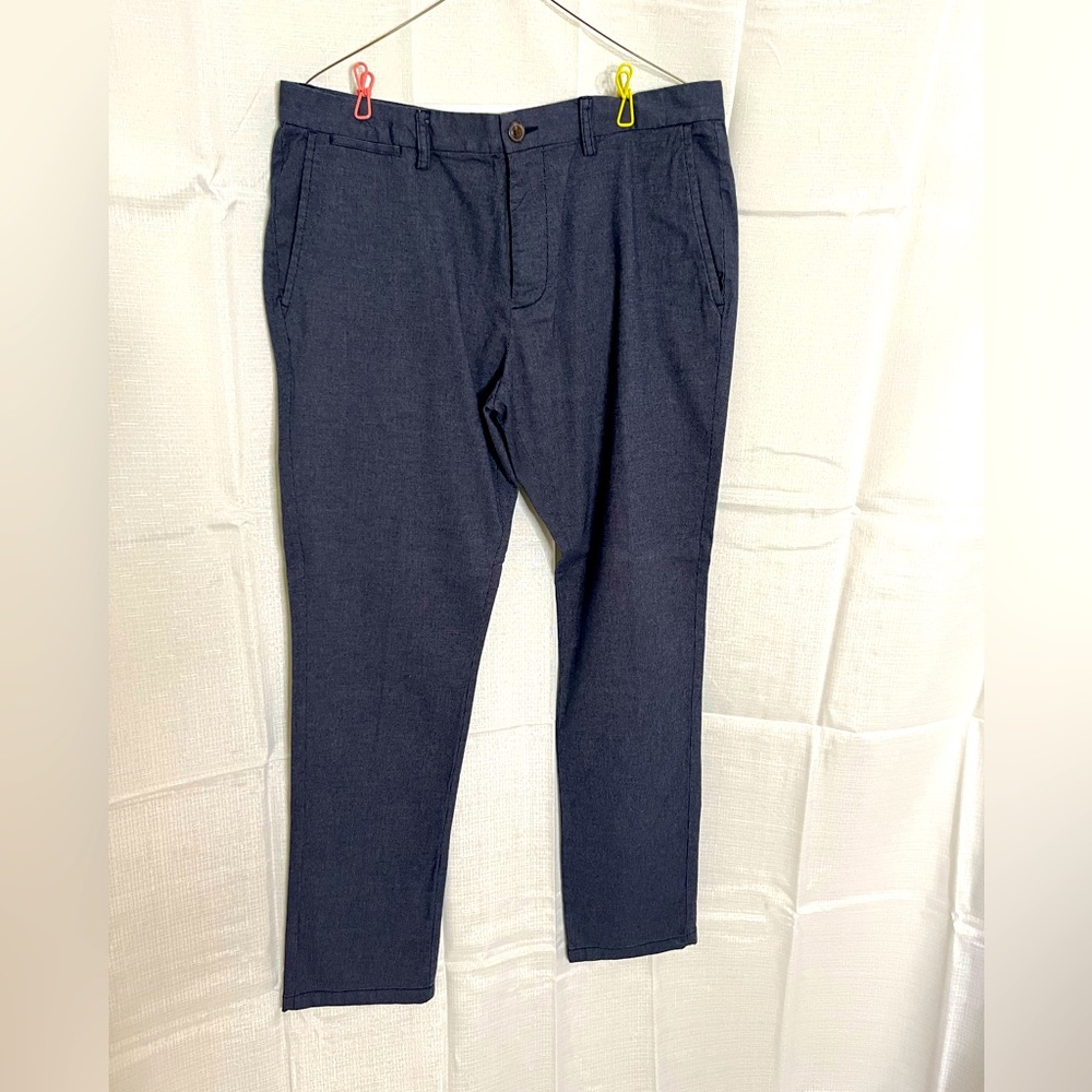 OLD NAVY BLUE TWEED PRINT PANTS